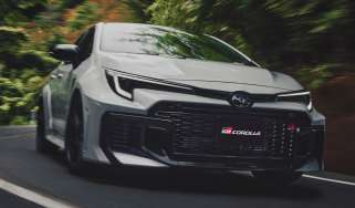 Toyota GR Corolla - front tracking